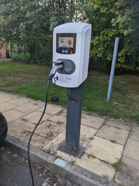 GeniePoint electric car charging station